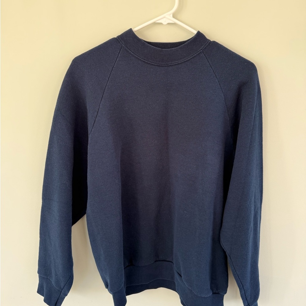 Fruit of the Loom Men's Crewneck Sweater in Deep Blue